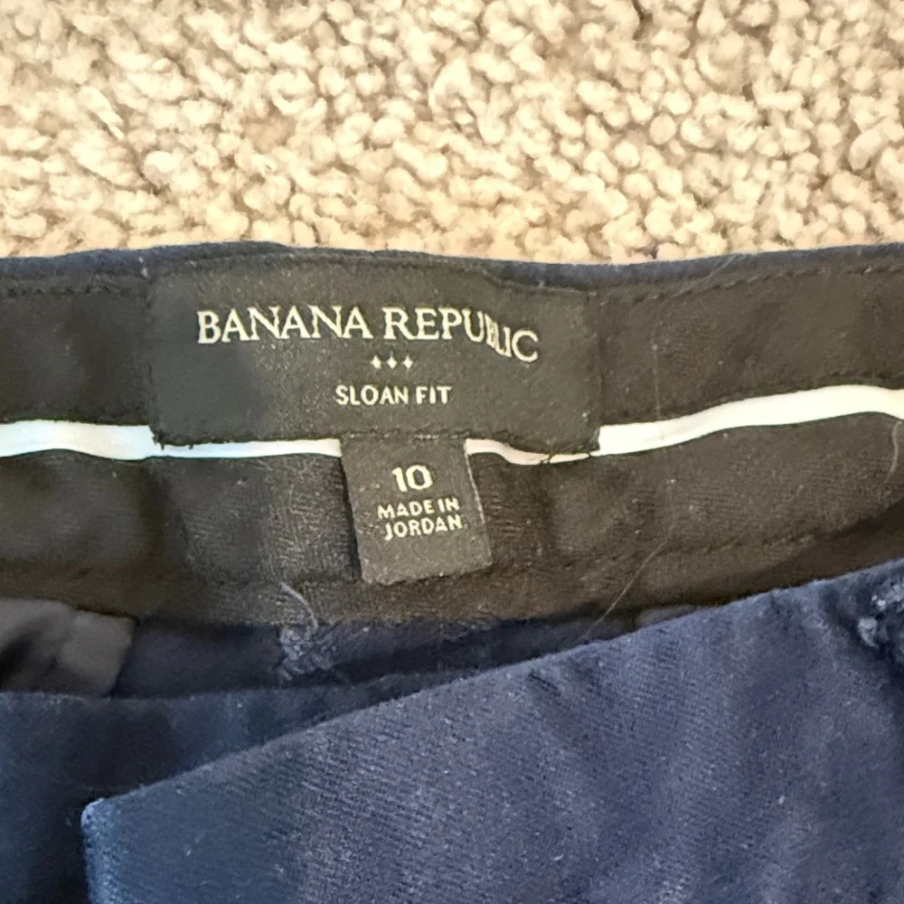 Banana Republic Men's Black Dress Pants - Tailored Straight